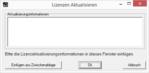 Lizenzen aktualisieren